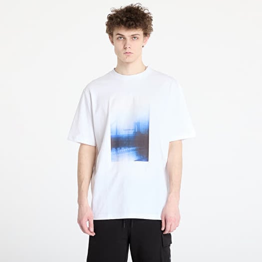 Tričko Calvin Klein Jeans Hazy City Tee White