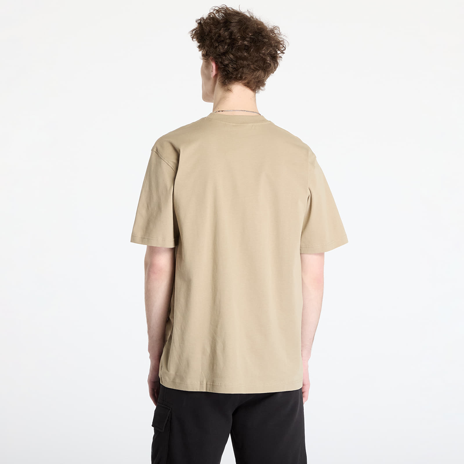 T-skjorter for menn Calvin Klein Jeans Woven Label Relaxed Tee Brown