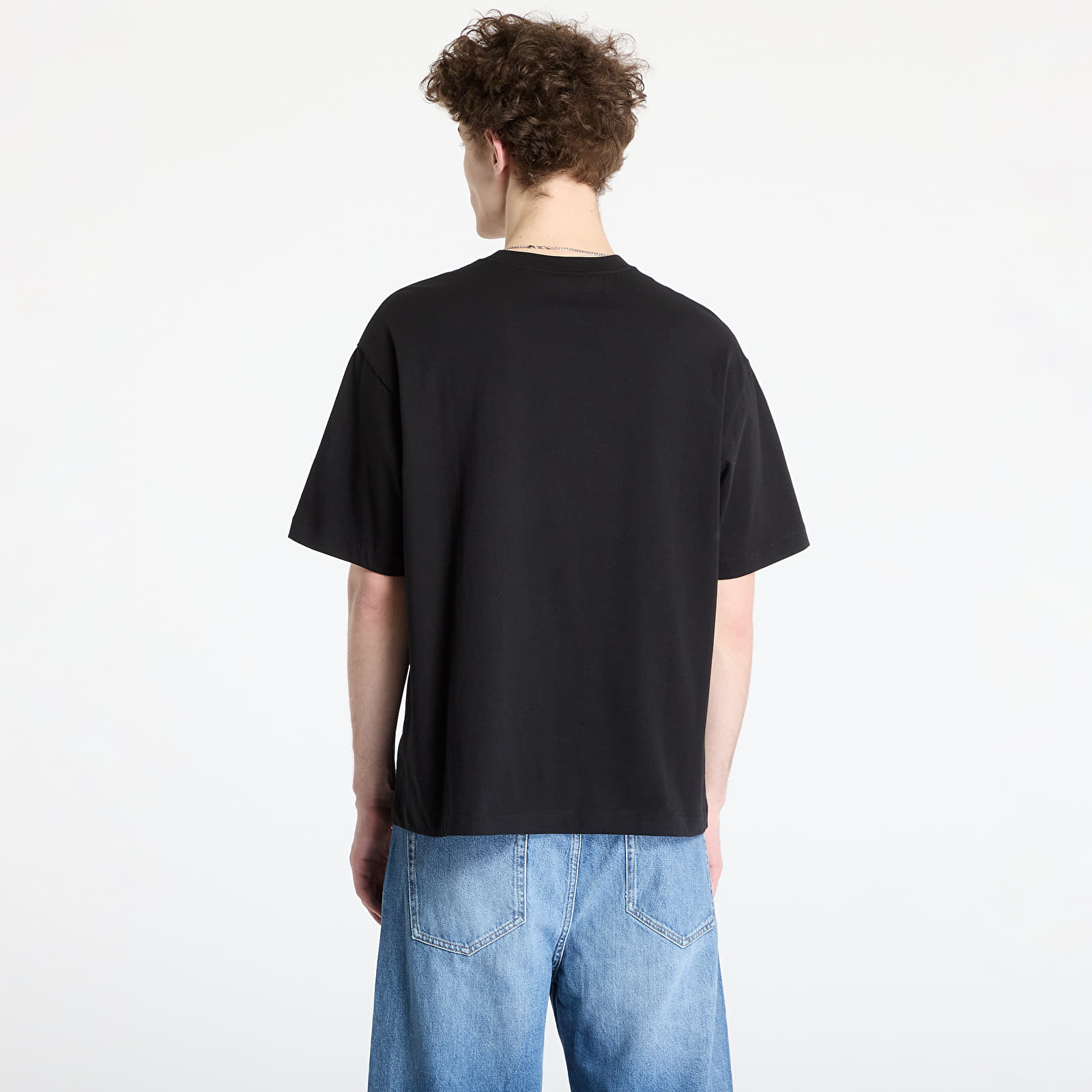 Férfi pólok Calvin Klein Jeans Ss Relaxed Archive Logo Tee Black