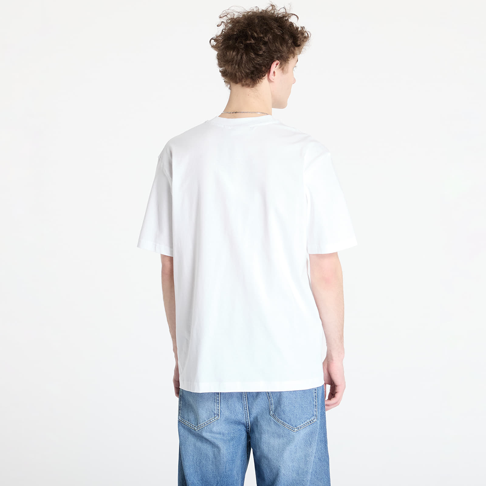 Мъжки тениски Calvin Klein Jeans Woven Label Relaxed Tee White