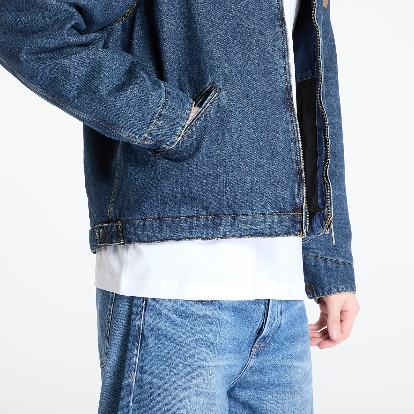 Bundy Carhartt WIP OG Detroit Jacket UNISEX Blue/ Dusty Brown