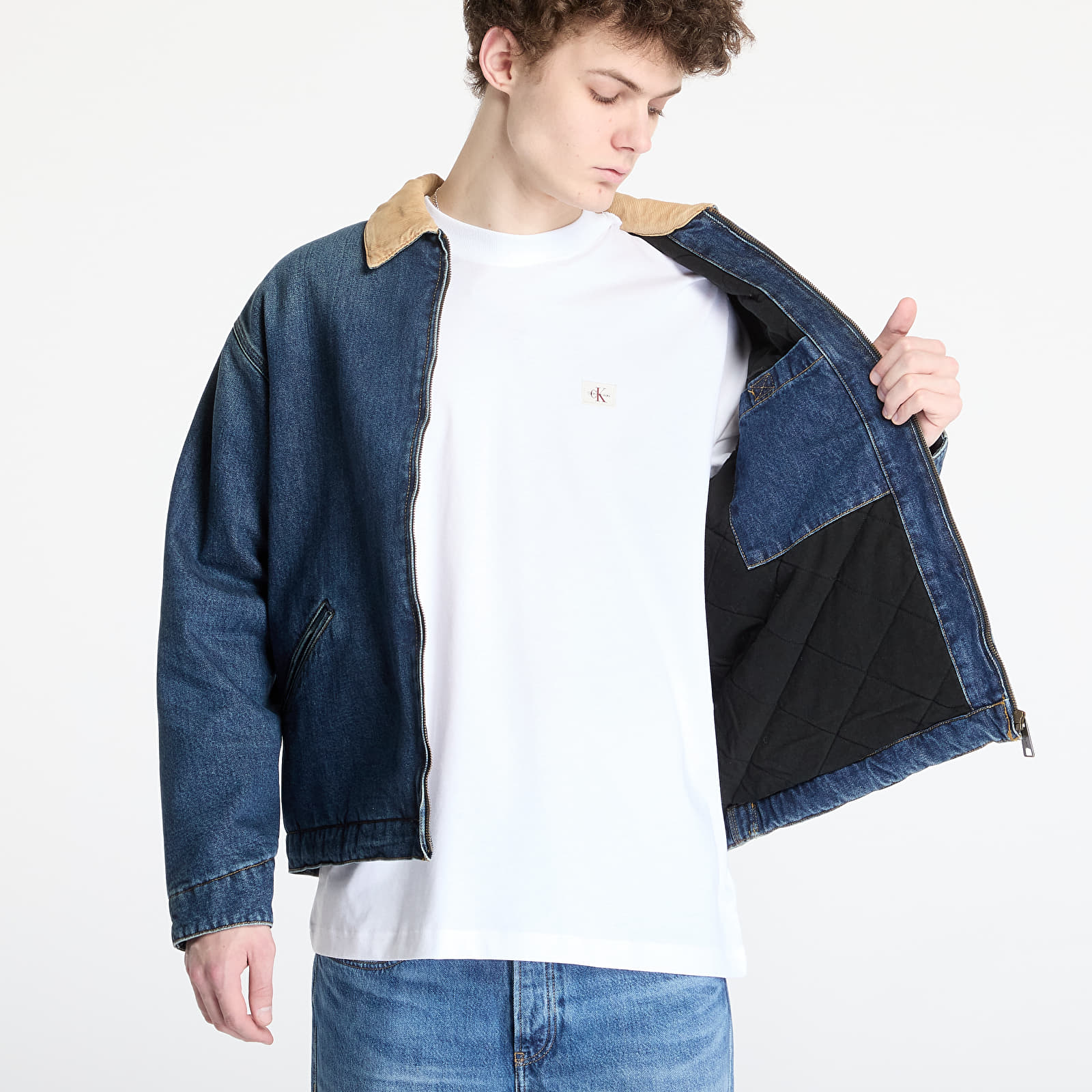 Bundy Carhartt WIP OG Detroit Jacket UNISEX Blue/ Dusty Brown