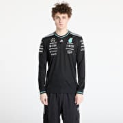 adidas x Mercedes Amg Petronas Formula One Team Driver Authentic Long Sleeve Jersey Black/ Black/ White