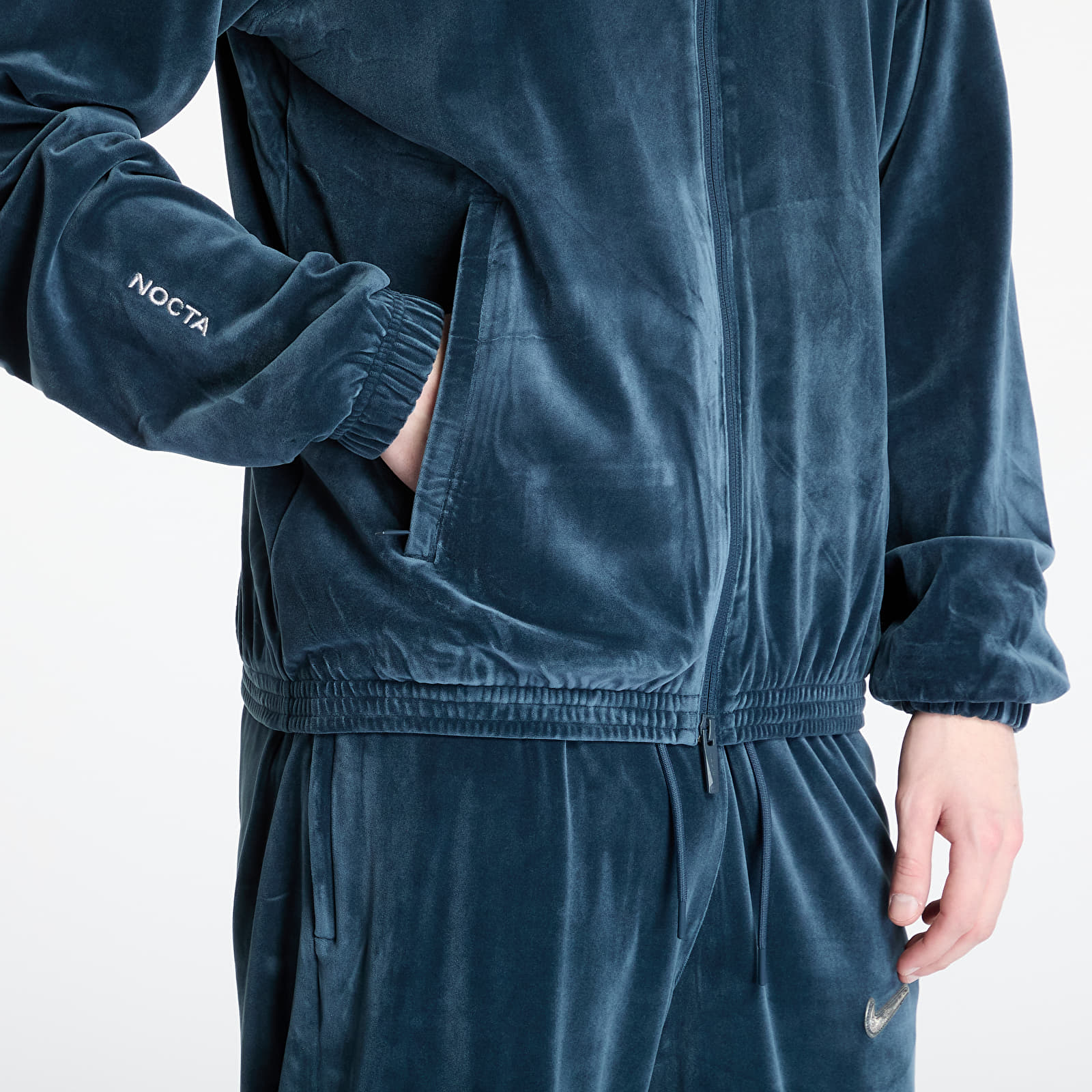 Mikiny Nike x NOCTA Men's Travel Jacket Armory Navy/ Light Bone