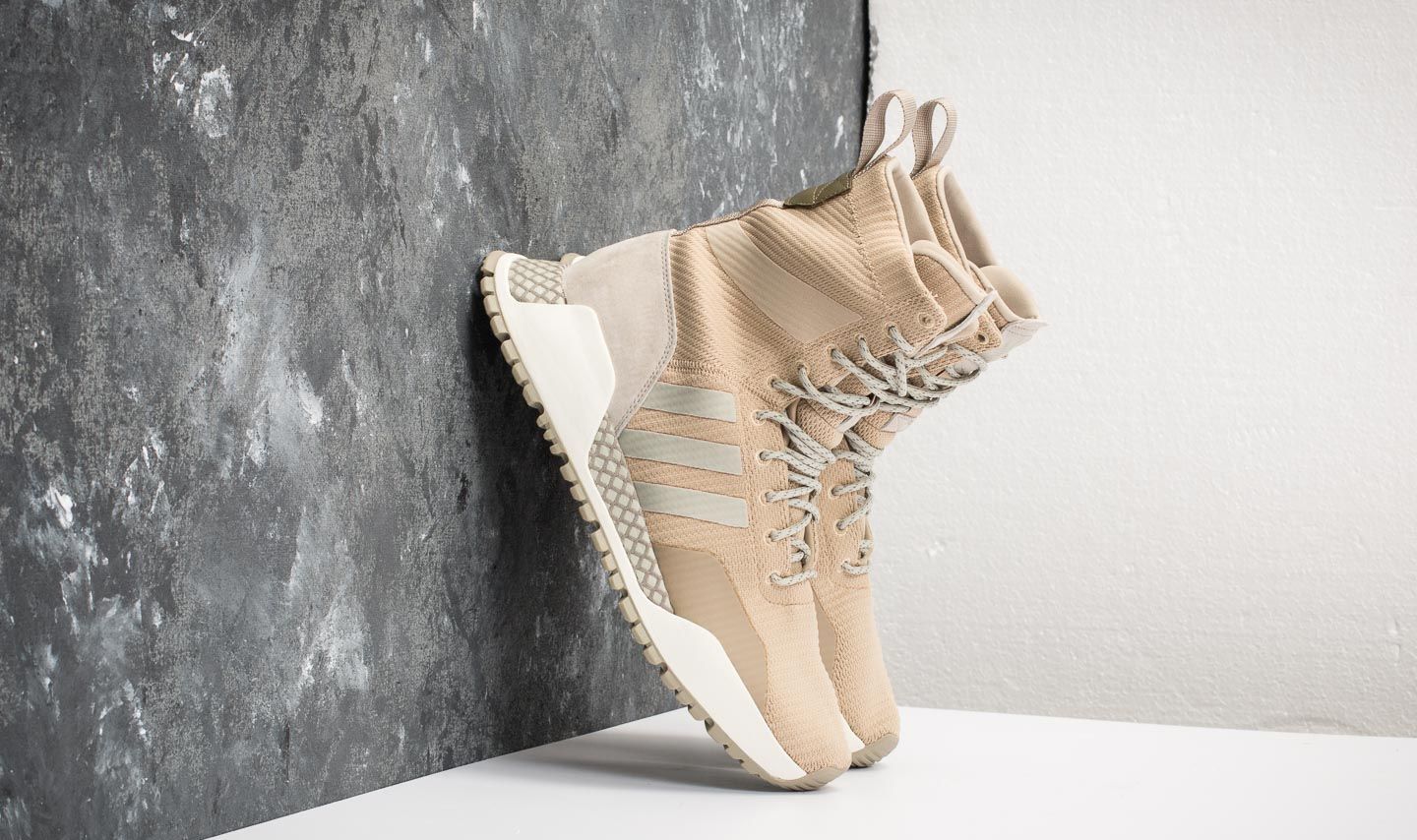 Herren Sneaker und Schuhe adidas F/1.3 Primeknit Sesame/ Raw Gold/ White Tint