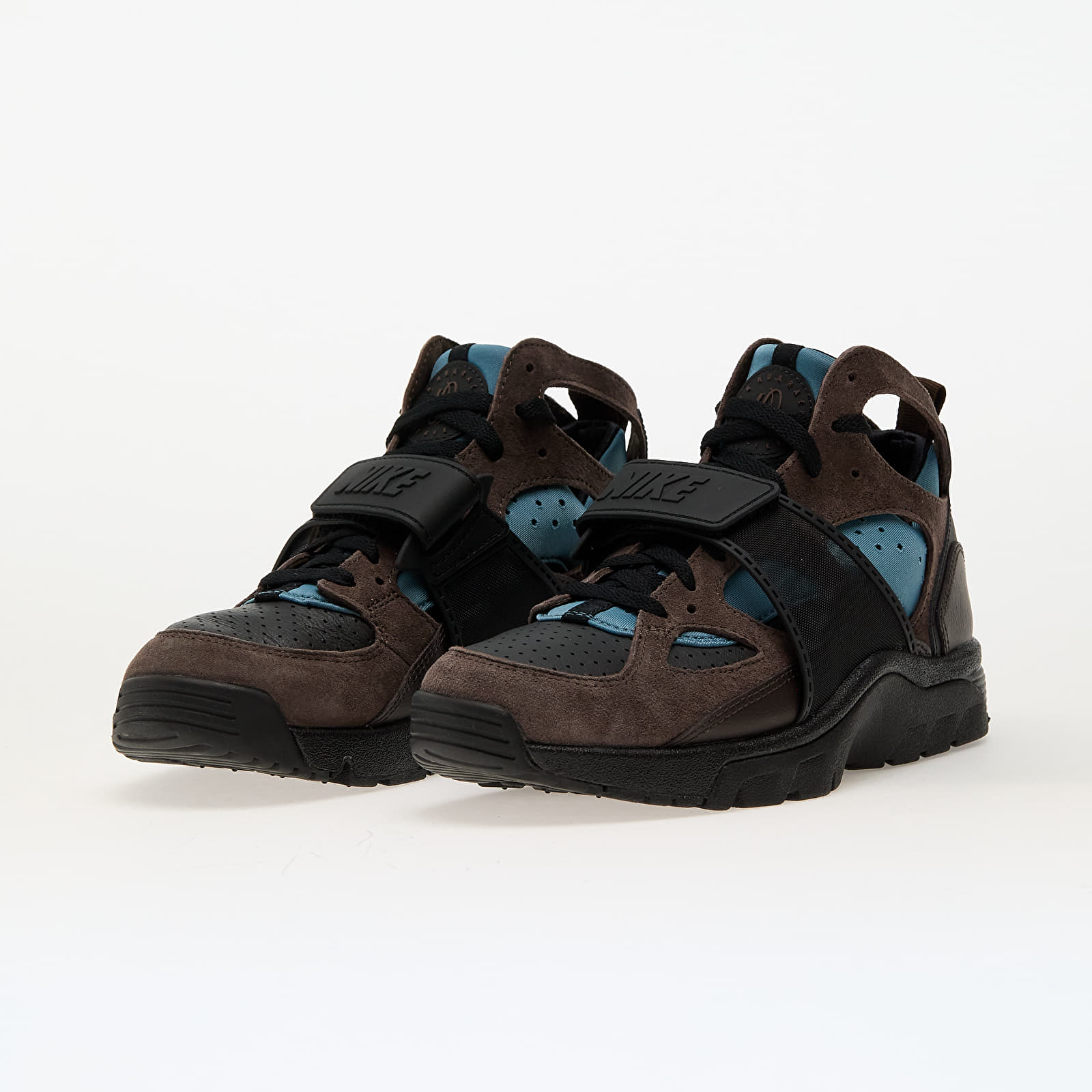 Încălțăminte și sneakerși pentru bărbați Nike Air Trainer Huarache Black/ Baroque Brown-Smokey Blue