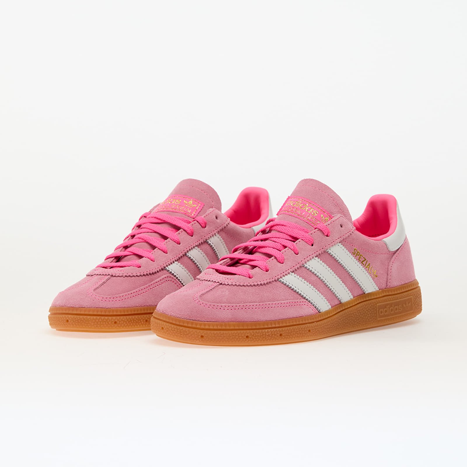 Damen Sneaker und Schuhe adidas Handball Spezial W Lucid Pink/ Ftw White/ Gold Metallic