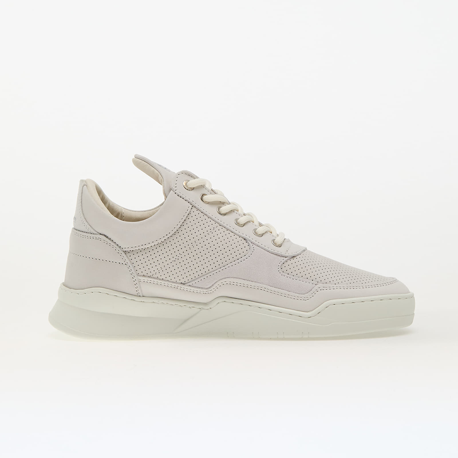 Férfi cipők Filling Pieces Low Top Ghost Panel All White