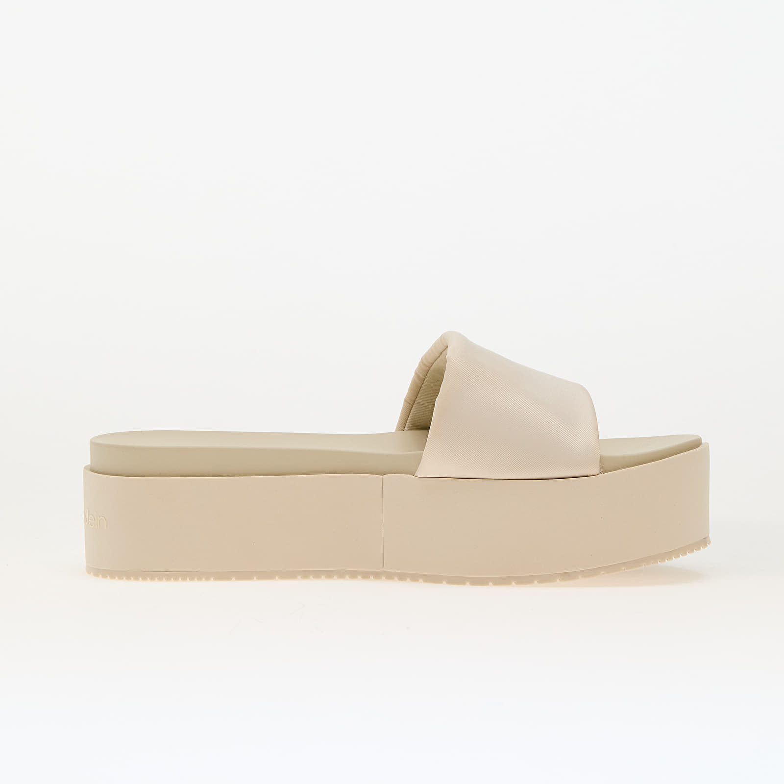 Frauen Calvin Klein Jeans Flatform Sandal Slid Beige