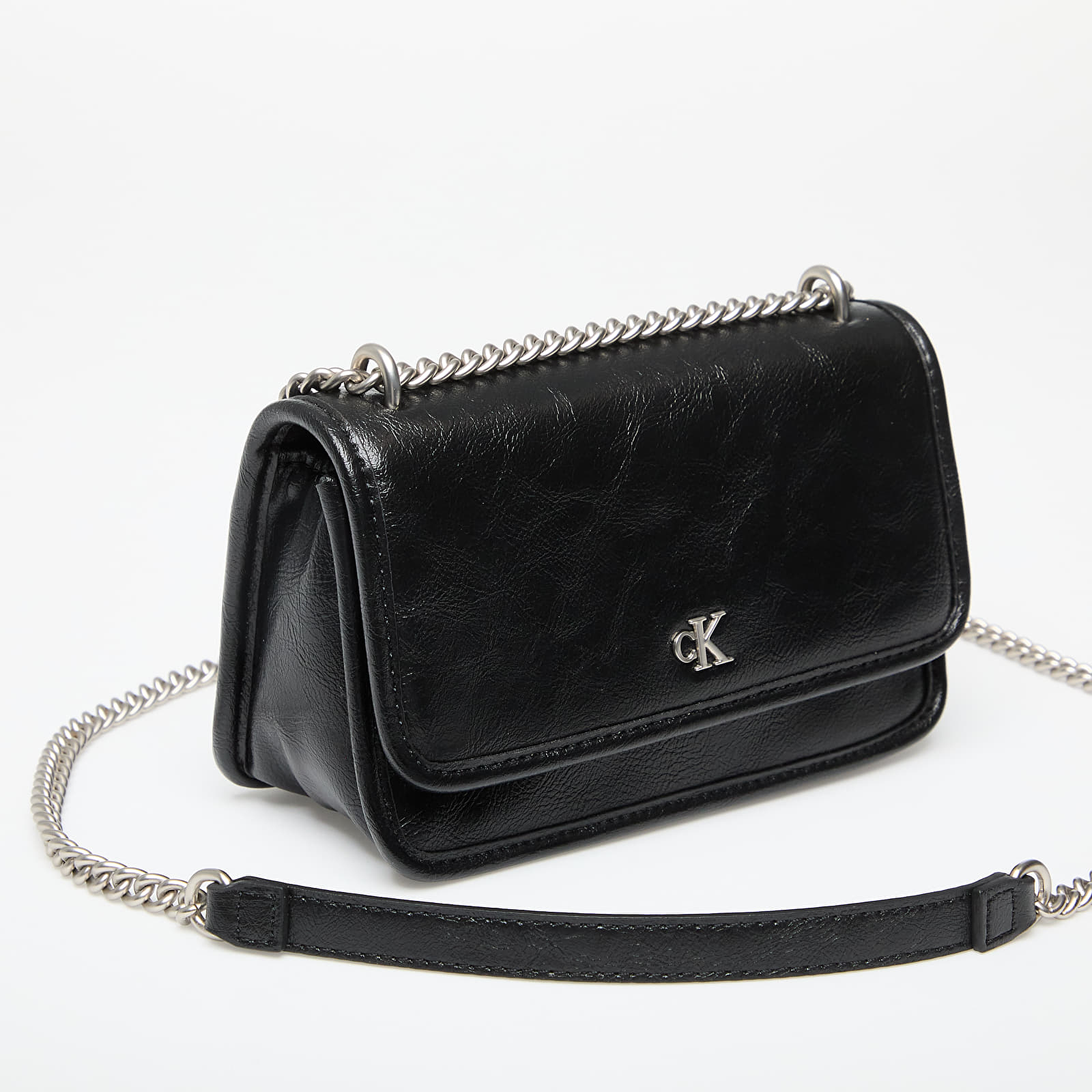 Kabelky Calvin Klein Jeans Chain Mini Ew Flap Bag Black
