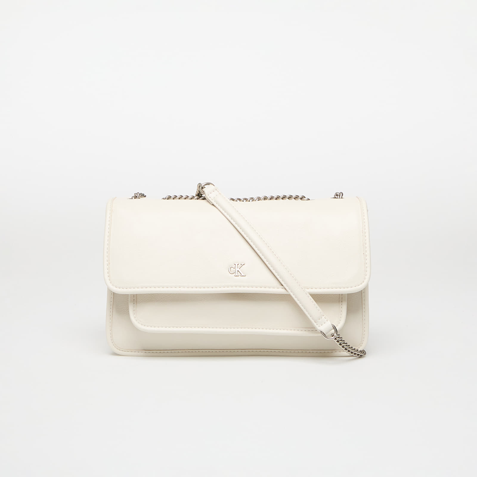 Kabelky Calvin Klein Jeans Chain Ew Flap Conv Bag Beige