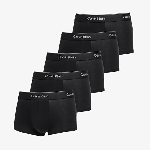 Calvin Klein Icon Cotton Stretch Low Rise Trunk 5-Pack Black