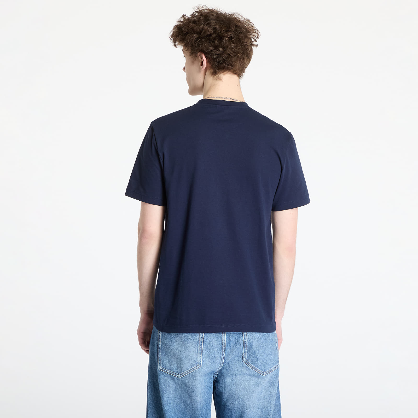 T-shirty męskie LACOSTE T-shirt Moyen Navy Blue
