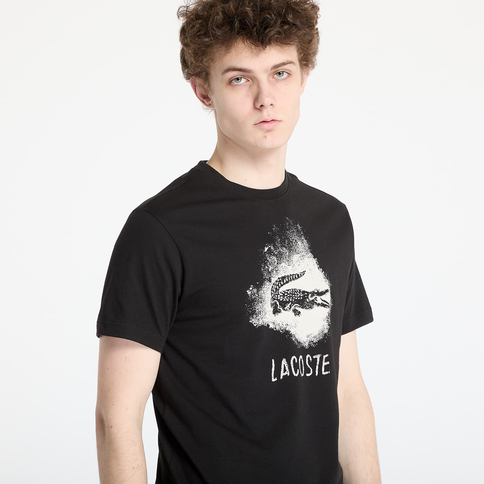 Pánská trička LACOSTE Technical T-shirt Black