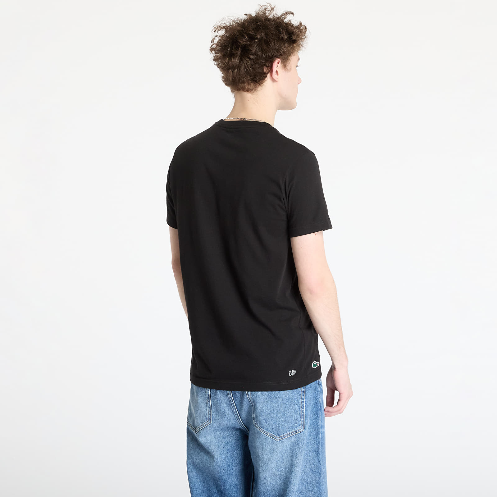 Pánská trička LACOSTE Technical T-shirt Black