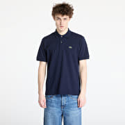 LACOSTE Light Pique Polo Shirt Navy Blue