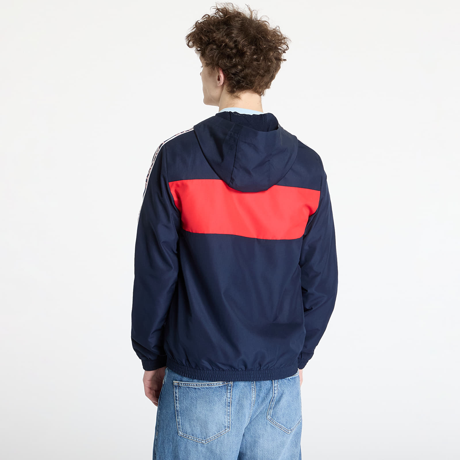 Meeste jakid LACOSTE Diamond Weave Jacket Navy Blue/ Grenadine