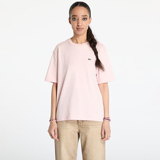 LACOSTE Soft Cotton T-shirt Rose Pale