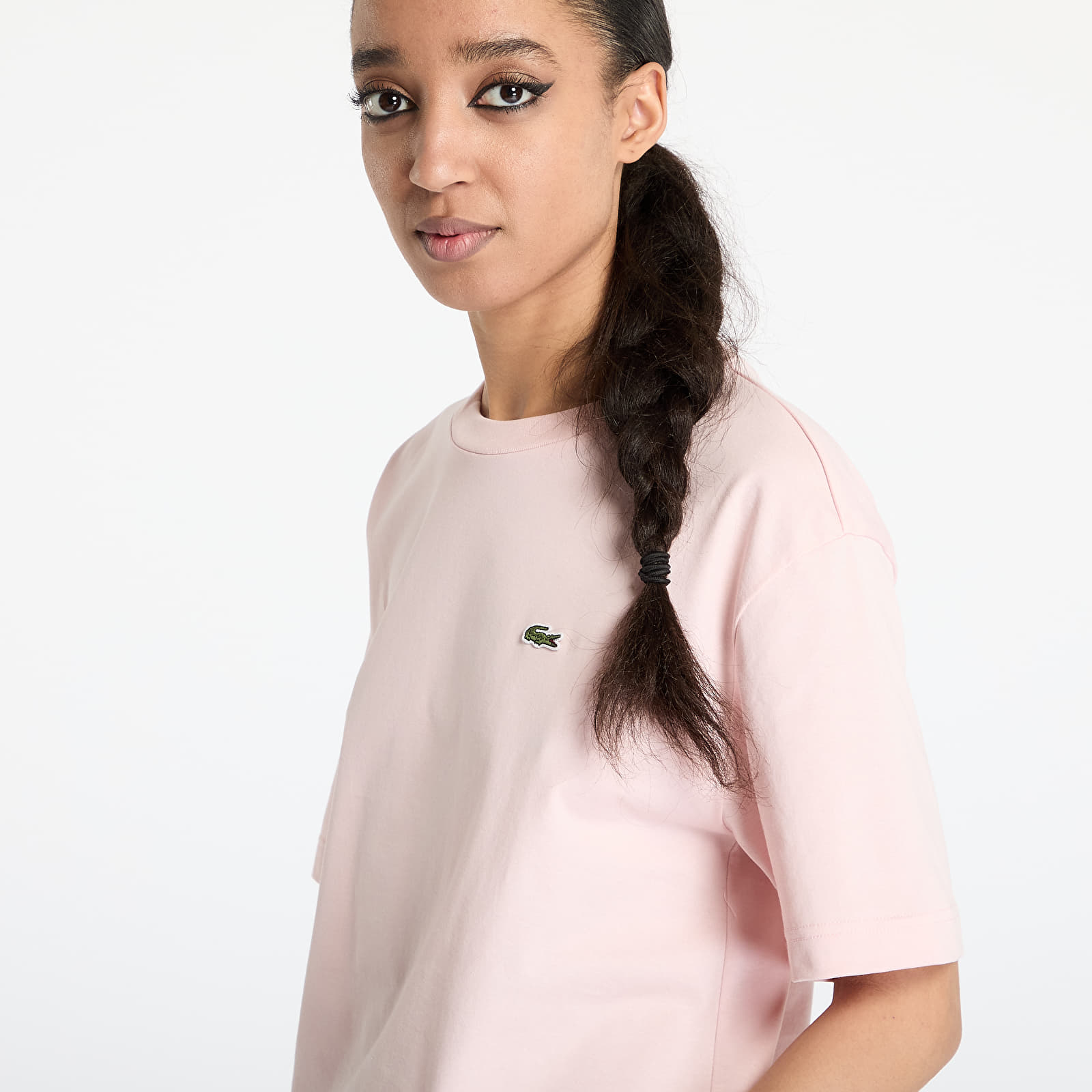 Women's T-shirts LACOSTE Soft Cotton T-shirt Rose Pale