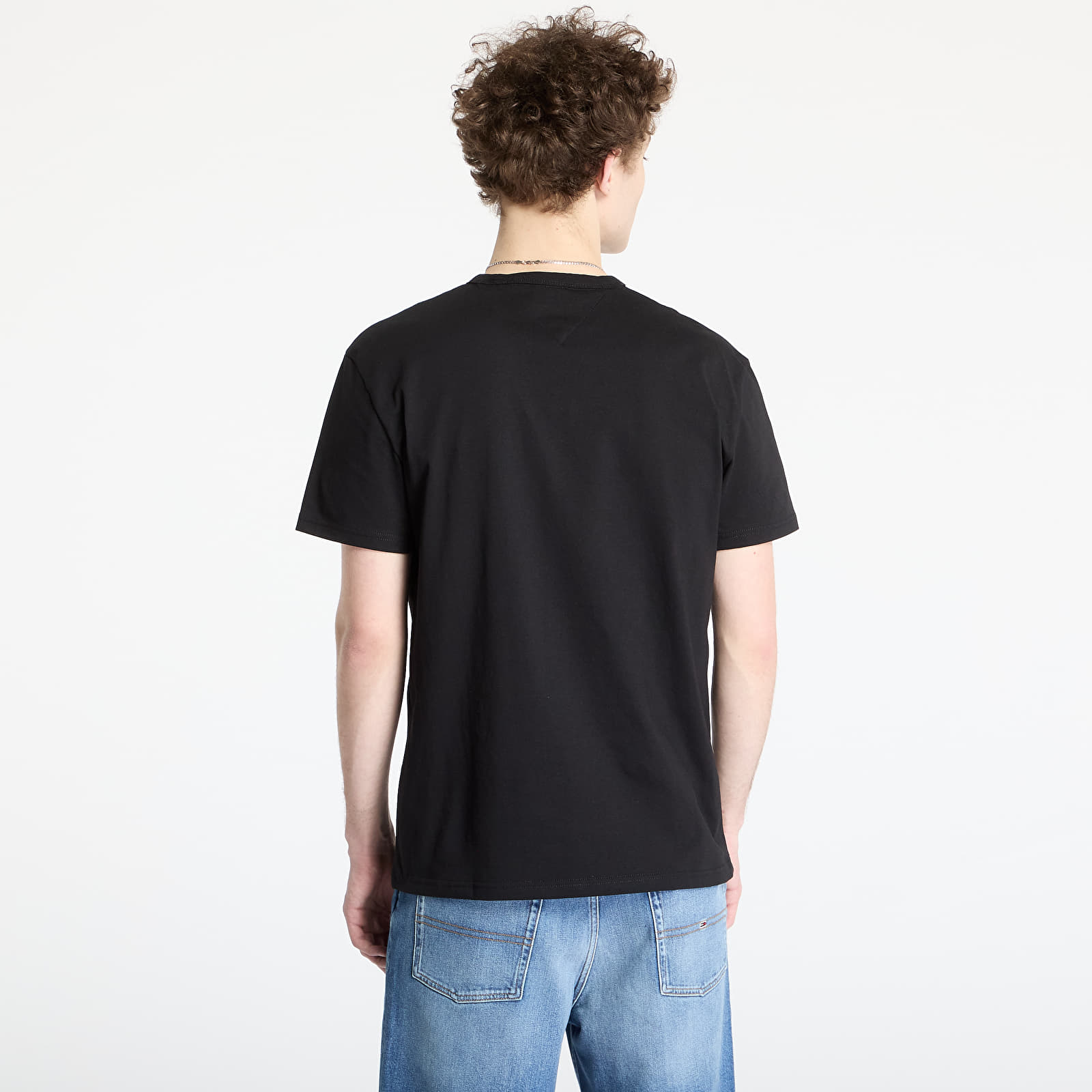 T-shirty męskie Tommy Jeans Regular Pop Crest Tee Black