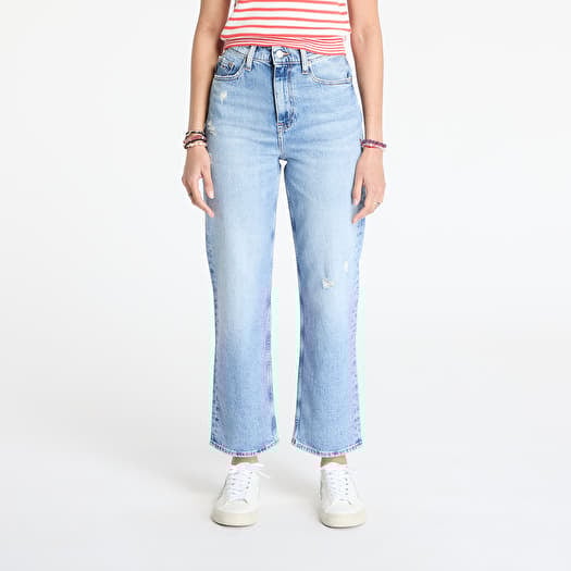 Tommy Jeans Layla High Rise Slim Straight Jeans Denim Light