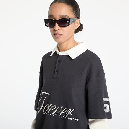 Tシャツ・カットソー MISBHV DOUBLE LAYERED FOREVER POLO (250M152 BLACK WHIT) 1361296.jpg