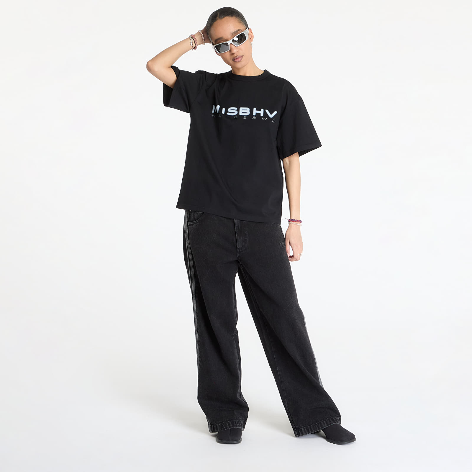 Pólók MISBHV Warszawa T-Shirt UNISEX Black