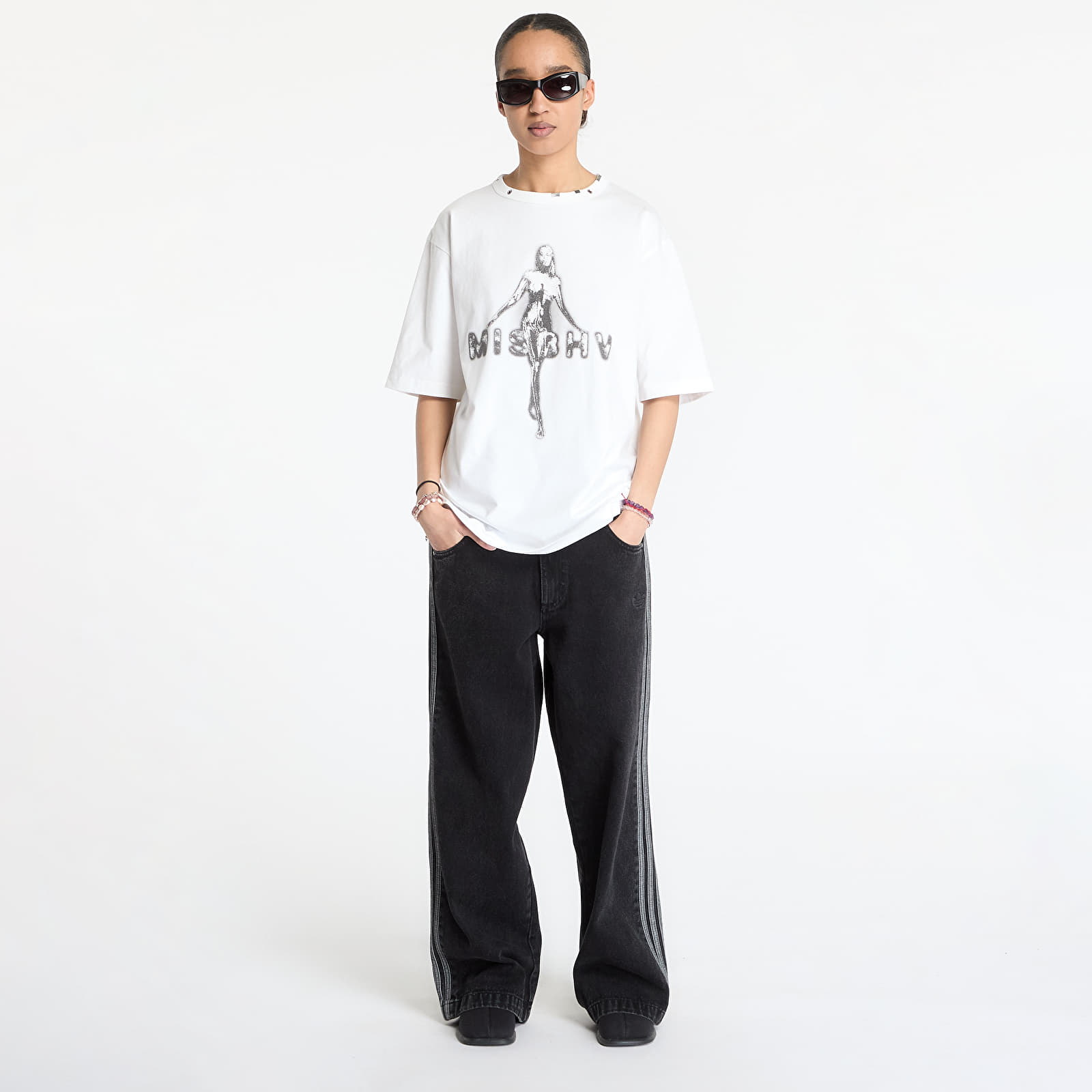 Pólók MISBHV Vintage Misbhv T-Shirt UNISEX Off White