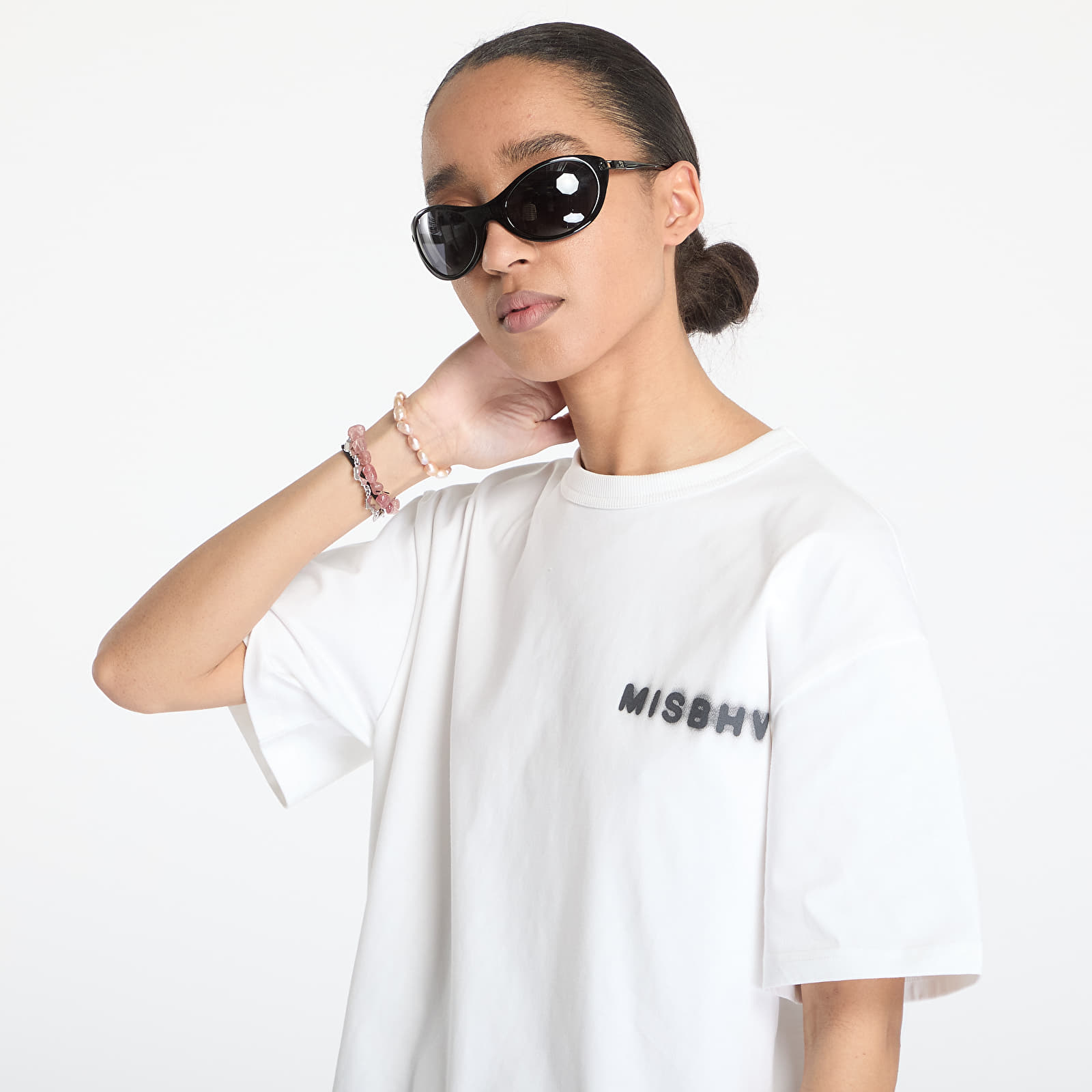 Pólók MISBHV Community T-Shirt UNISEX White