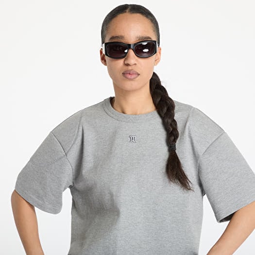Tシャツ・カットソー MISBHV SS25 M FOOTBALL TEE PADDED SHOUDLER (250M103 GREY) T-shirts MISBHV Football Muscle T-Shirt UNISEX Grey | Footshop