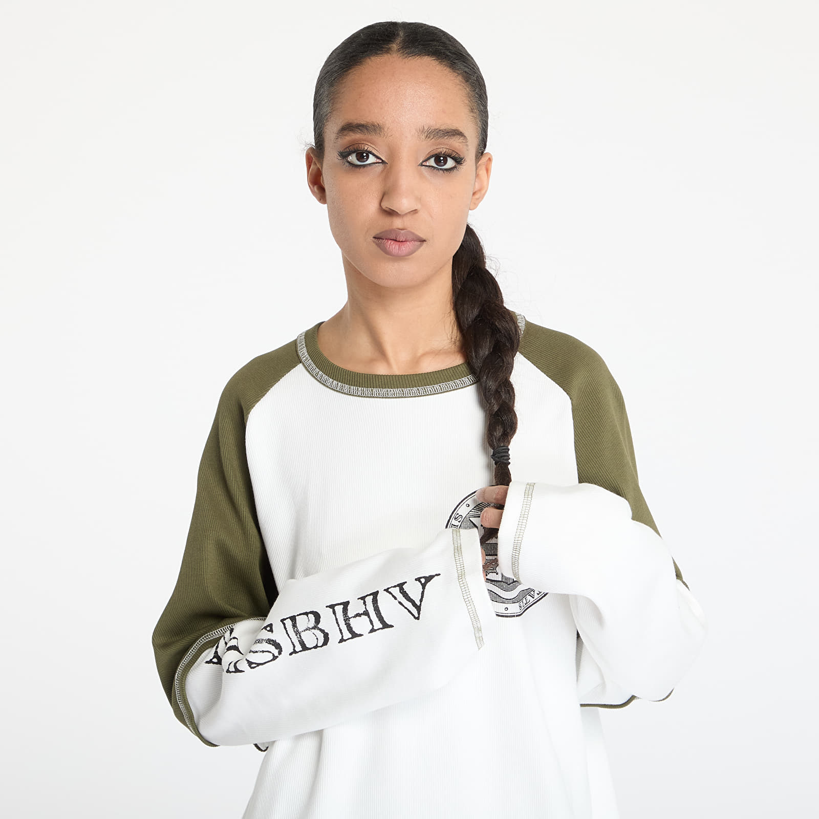 Pólók MISBHV Varsity 70"S Longsleeve UNISEX White