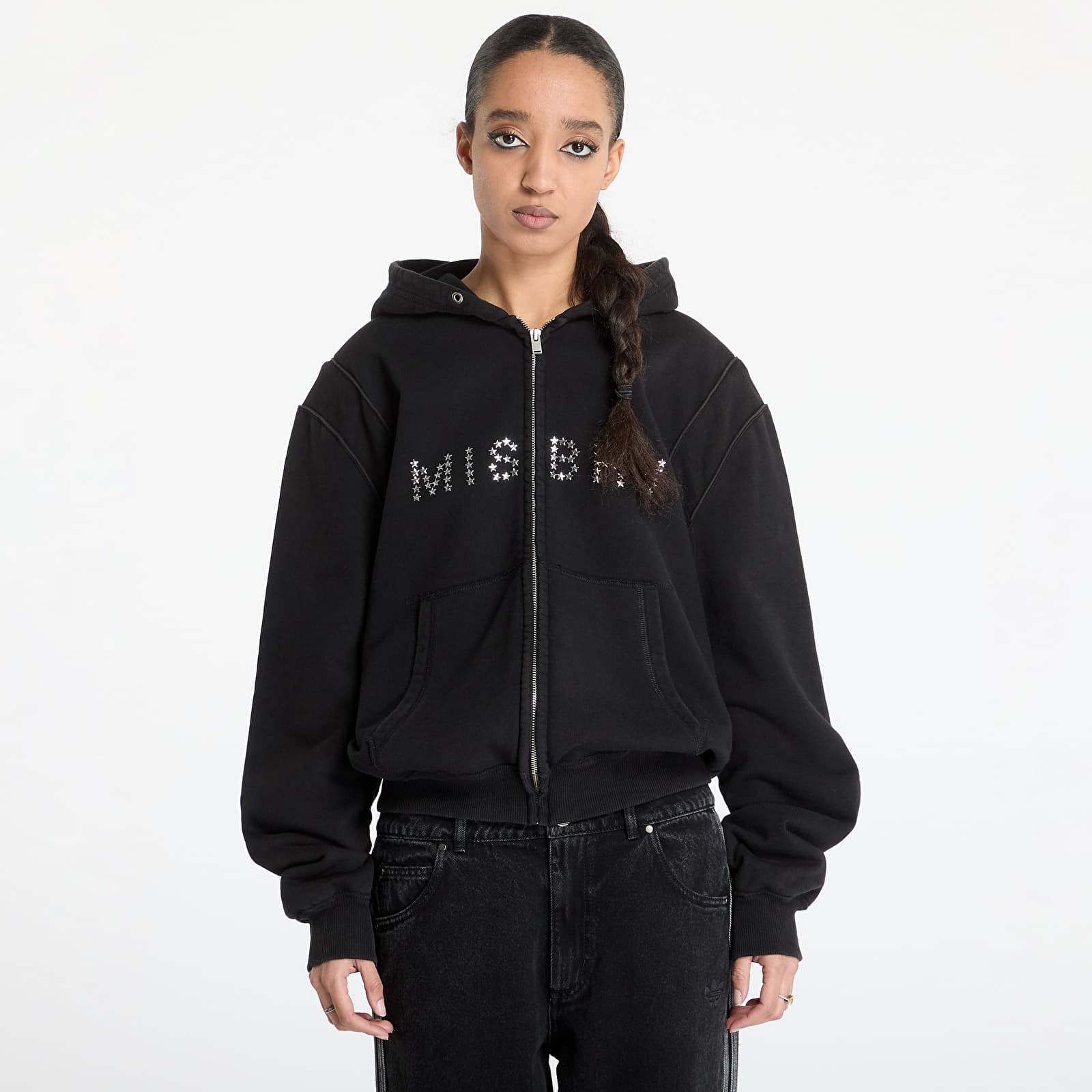 Kapucnis pulóverek és pulcsik MISBHV Star Teddy Hoodie UNISEX Black
