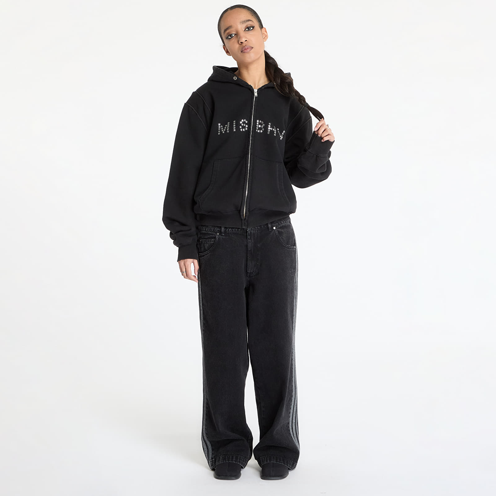 Kapucnis pulóverek és pulcsik MISBHV Star Teddy Hoodie UNISEX Black