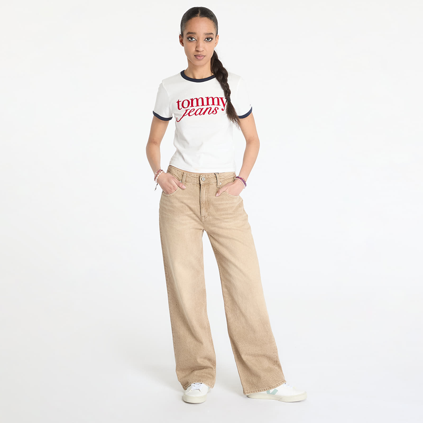 Дамски дънки Tommy Jeans Mia Mr Relaxed Straight Jeans Denim