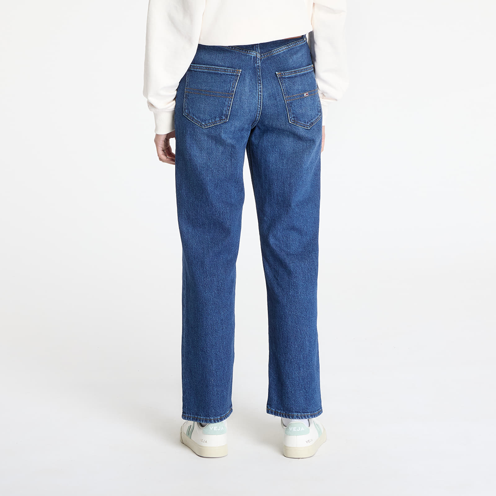 Naisten farkut Tommy Jeans Layla High Rise Slim Straight Jeans Denim