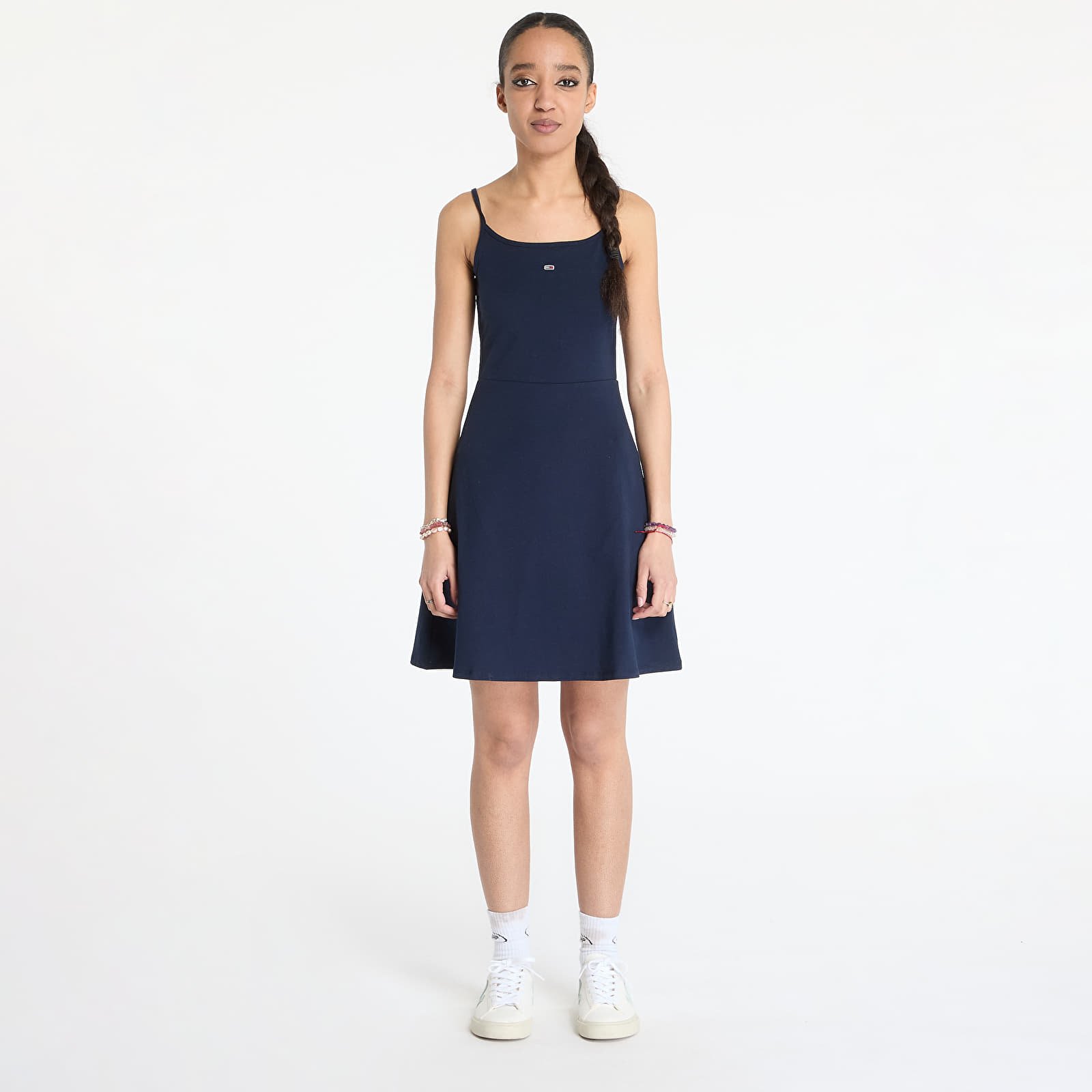 Sukienki Tommy Jeans Essential Strap Dress Blue