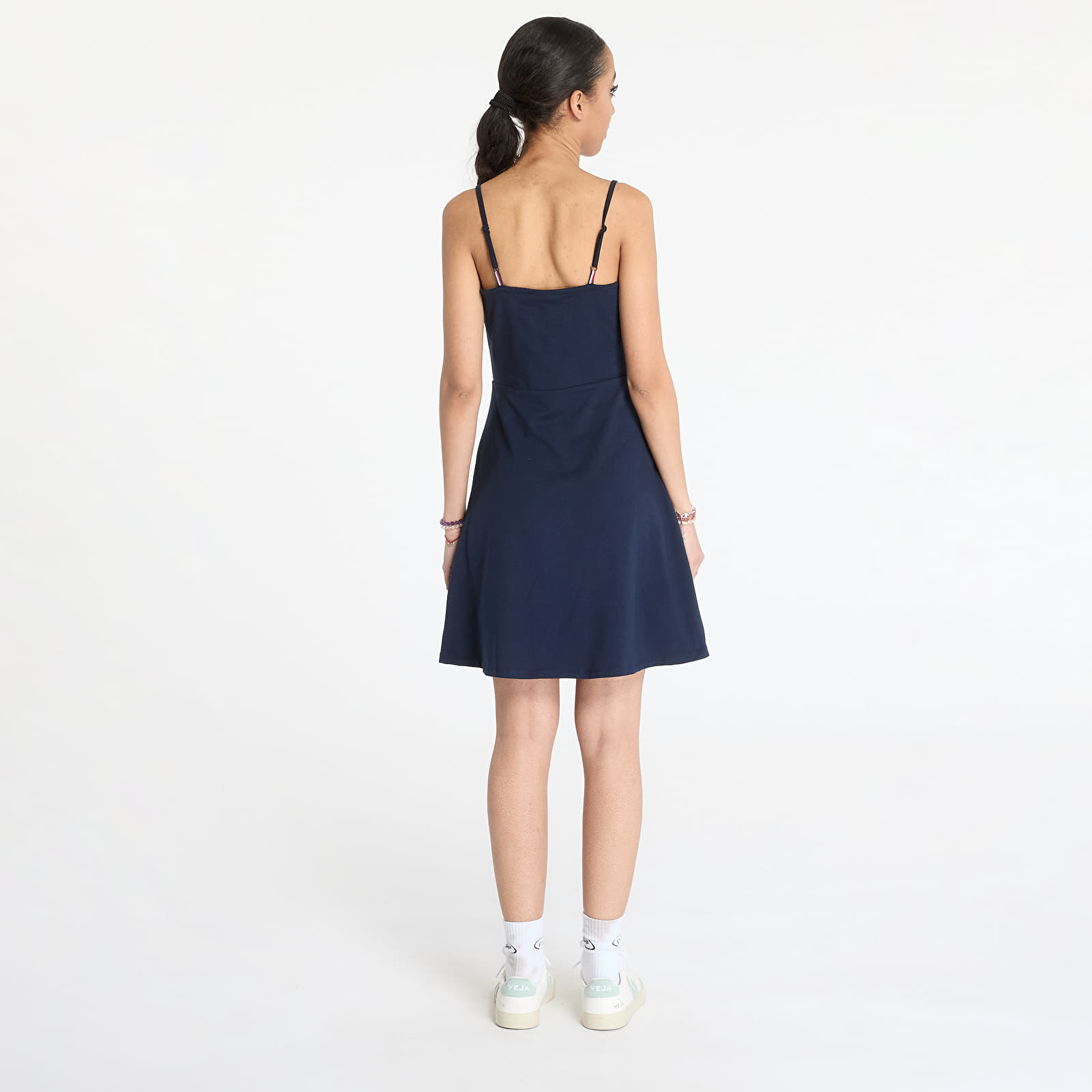 Rochii Tommy Jeans Essential Strap Dress Blue