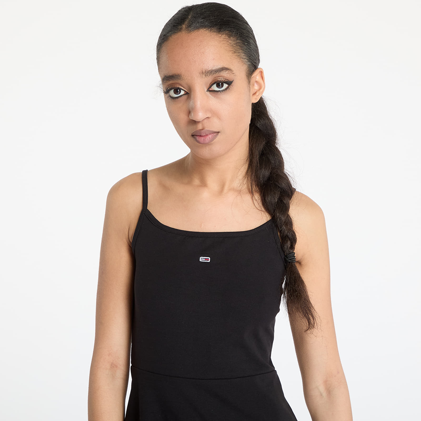 Dress Tommy Jeans Essential Strap Dress Black