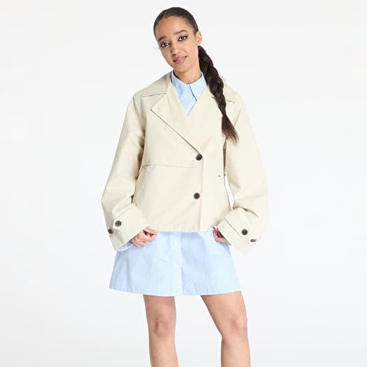 Tommy Jeans Short Trench Jacket Beige