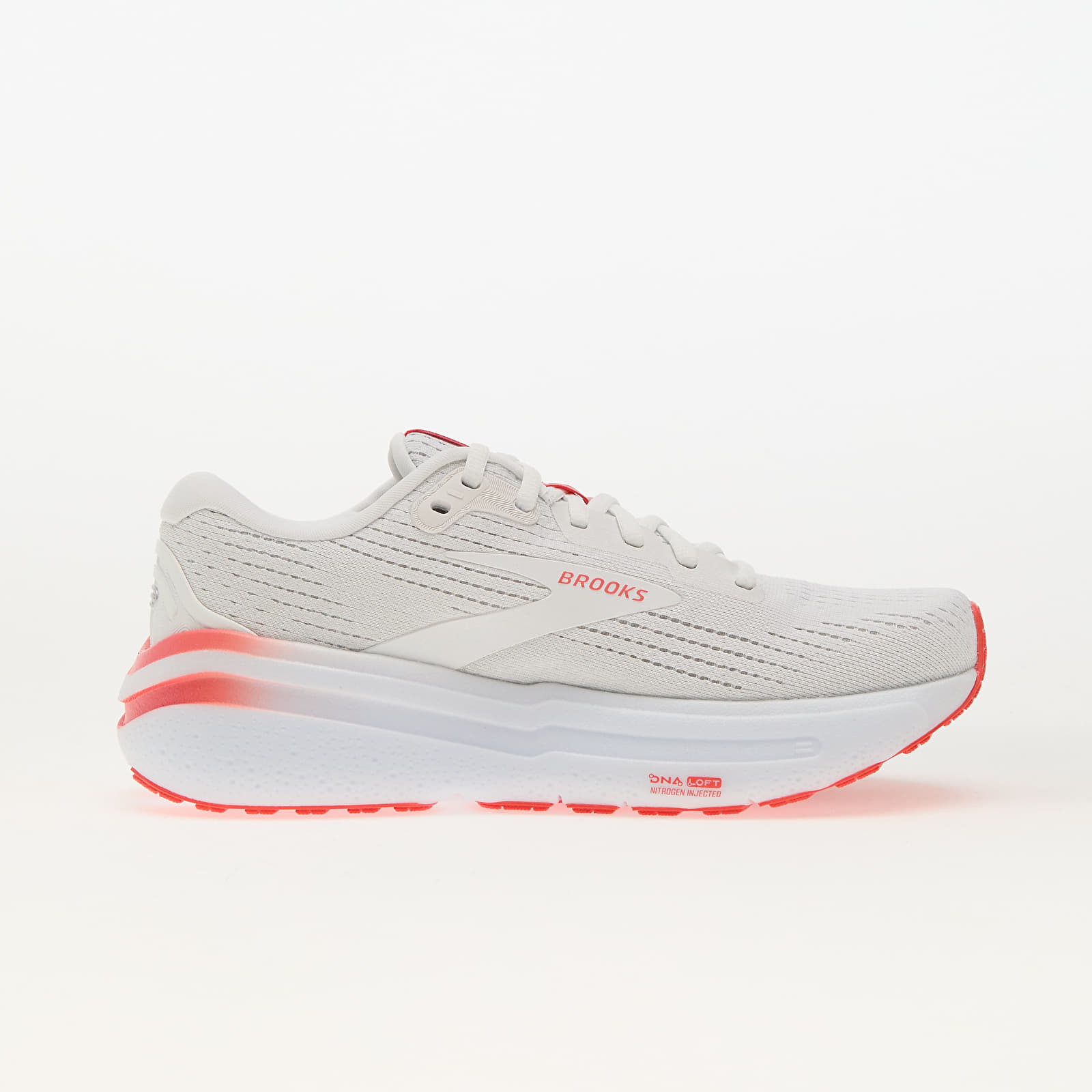 Дамски кецове и обувки Brooks Ghost Max 2 W White/ Hot Coral