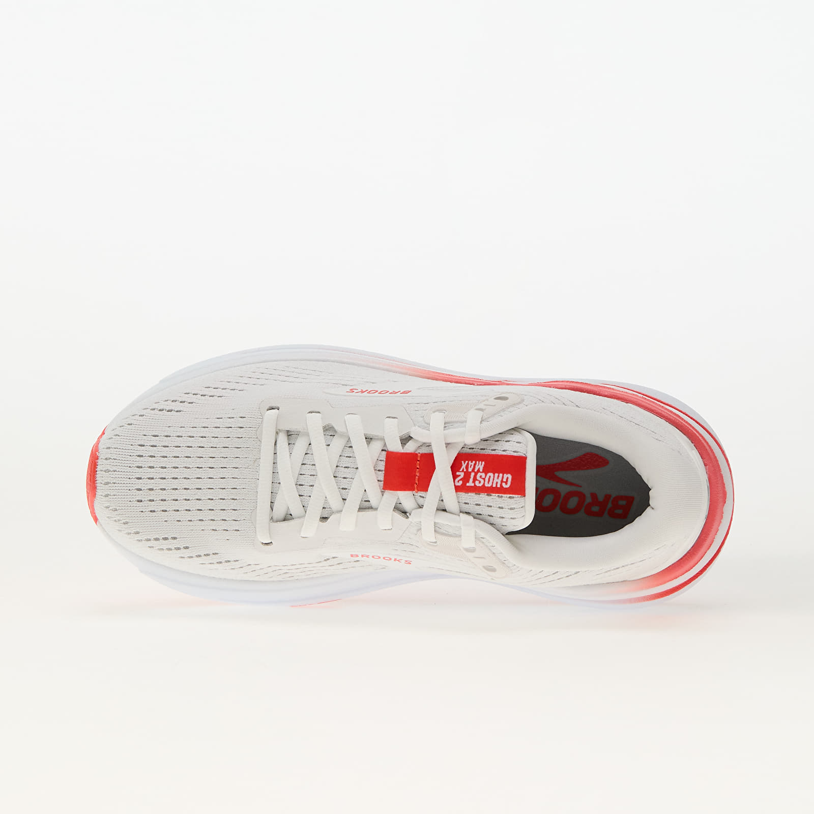 Дамски кецове и обувки Brooks Ghost Max 2 W White/ Hot Coral