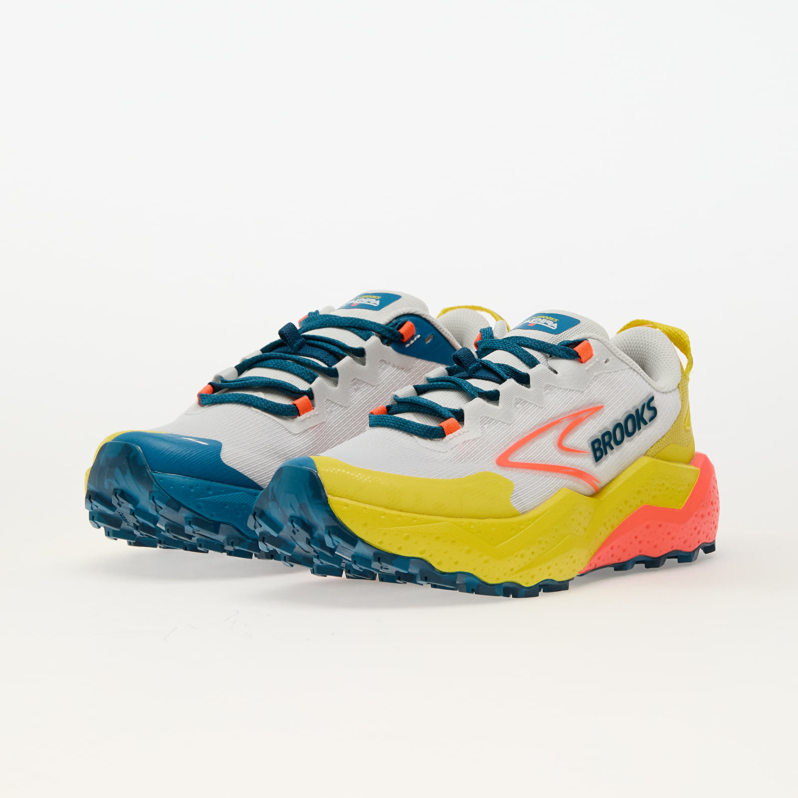 Zapatillas mujer Brooks Caldera 8 W Bit of Blue/ Quince/ Flame