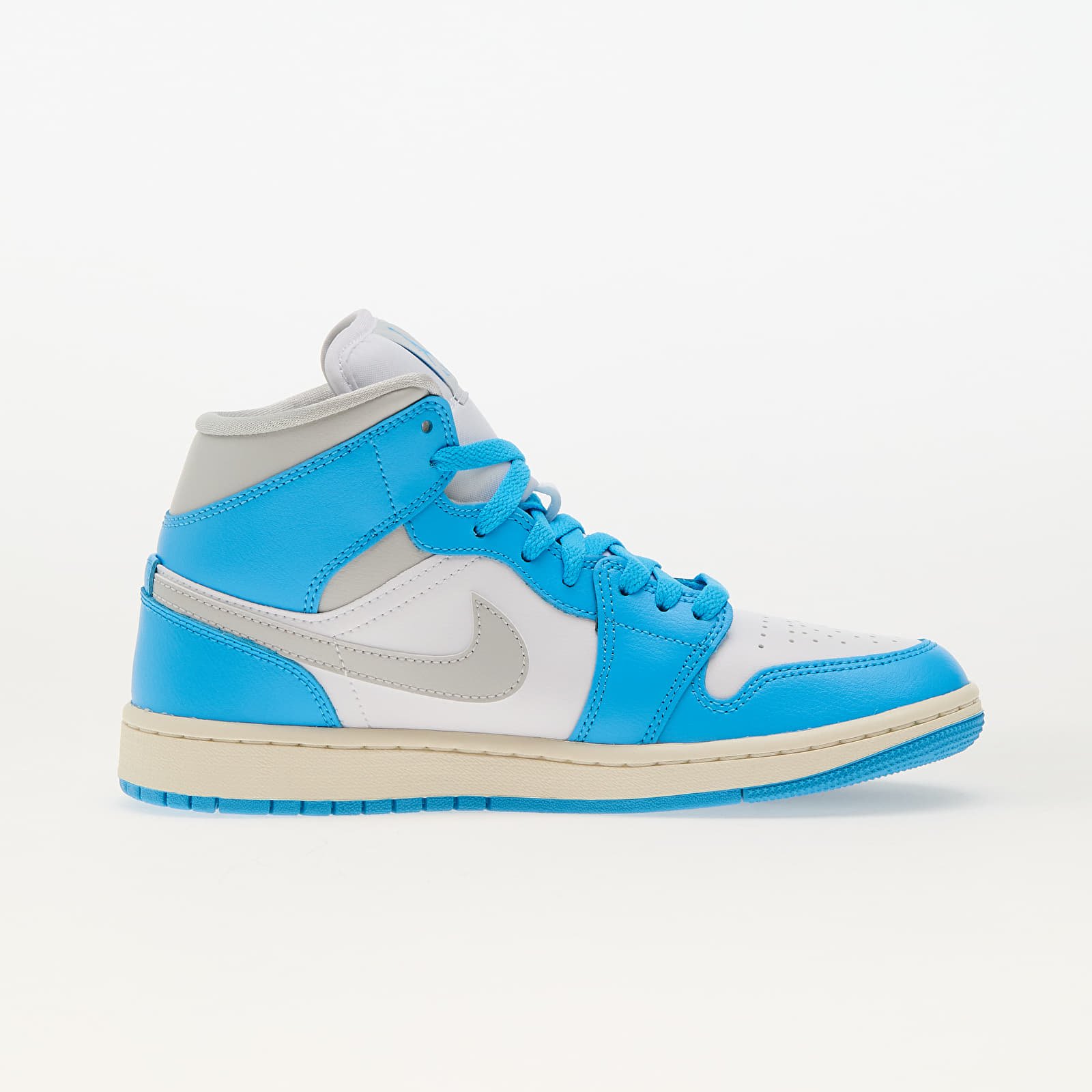 Buty damskie Air Jordan Wmns 1 Mid Dk Powder Blue/ Neutral Grey-White-Sail
