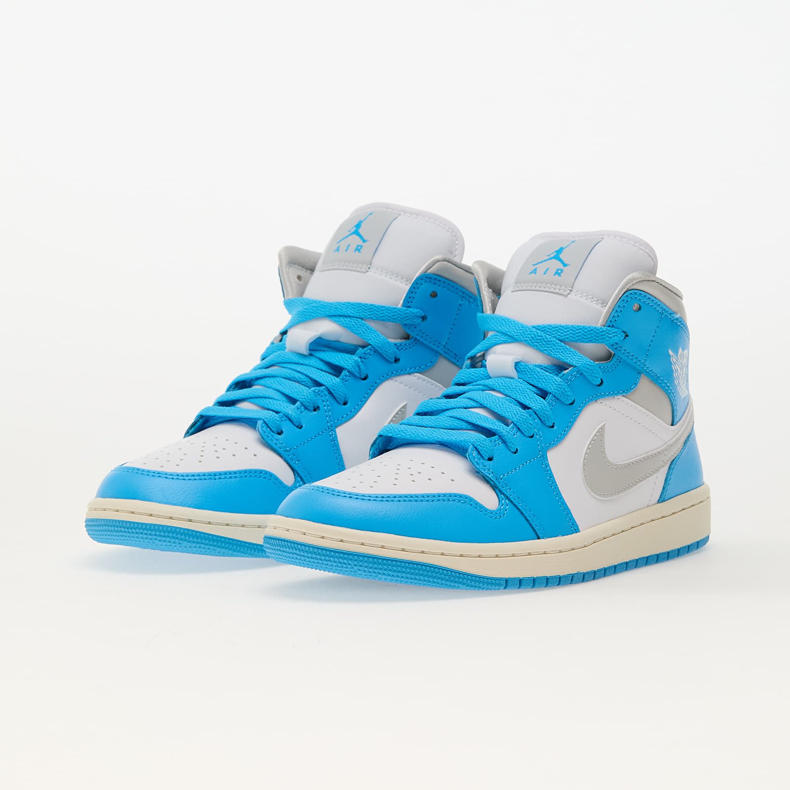 Women's shoes Air Jordan Wmns 1 Mid Dk Powder Blue/ Neutral Grey-White-Sail