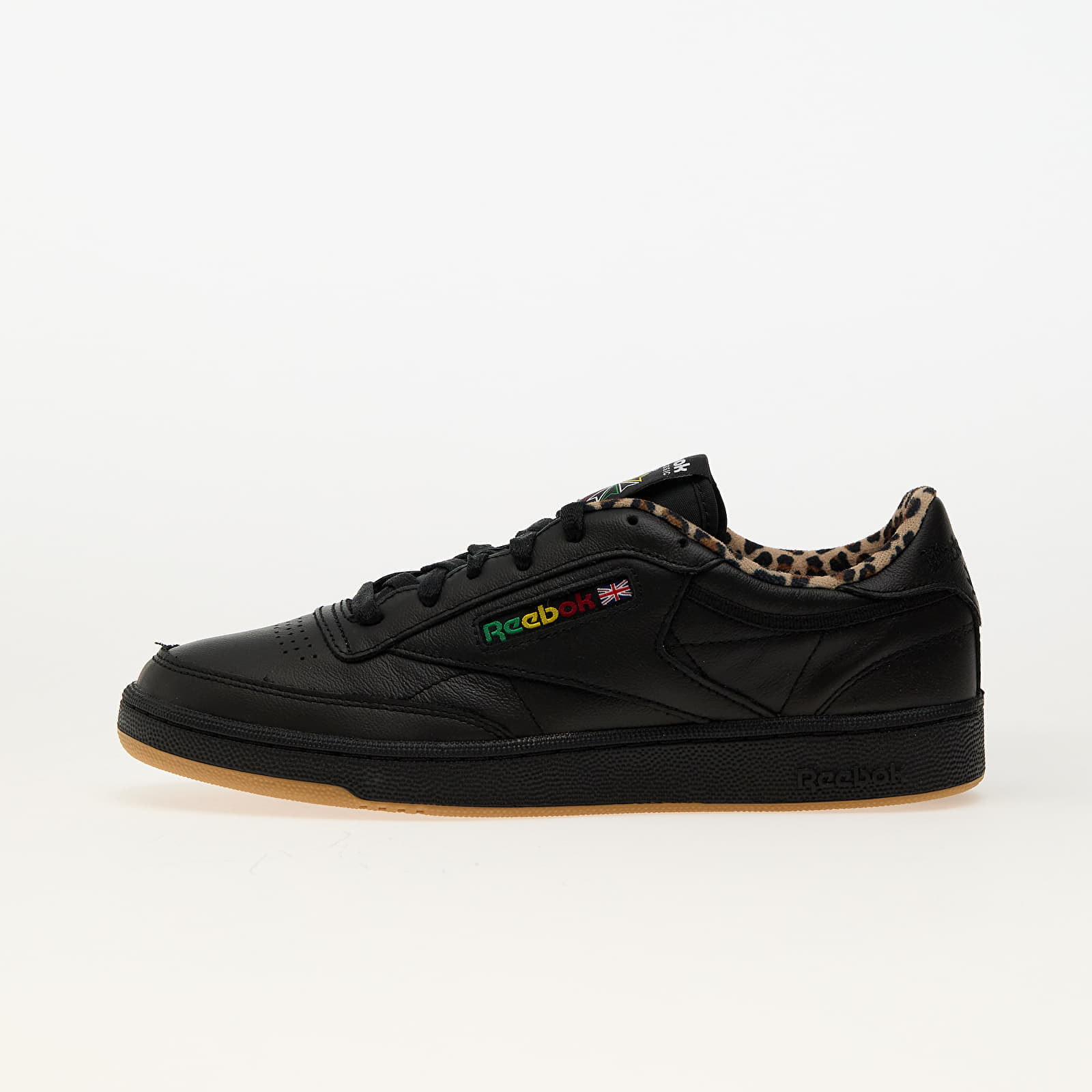 Levně Tenisky Reebok x Wacko Maria Club C 85 Vintage LTD Black/ Leopard/ Gum