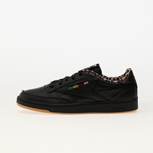 Reebok x Wacko Maria Club C 85 Vintage LTD Black/ Leopard/ Gum