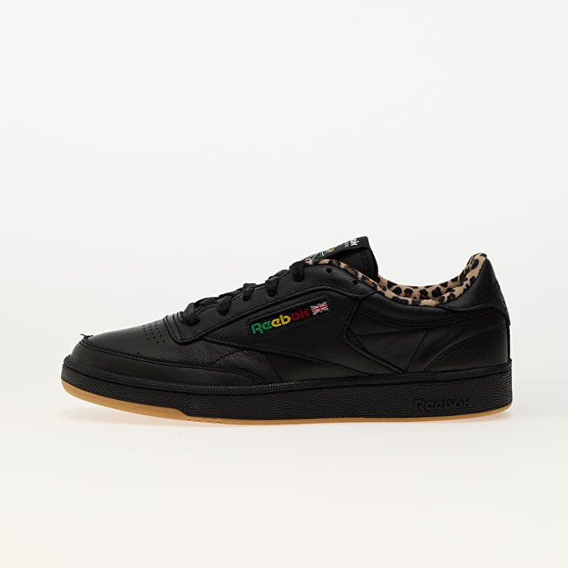 Reebok x Wacko Maria Club C 85 Vintage LTD Black/ Leopard/ Gum