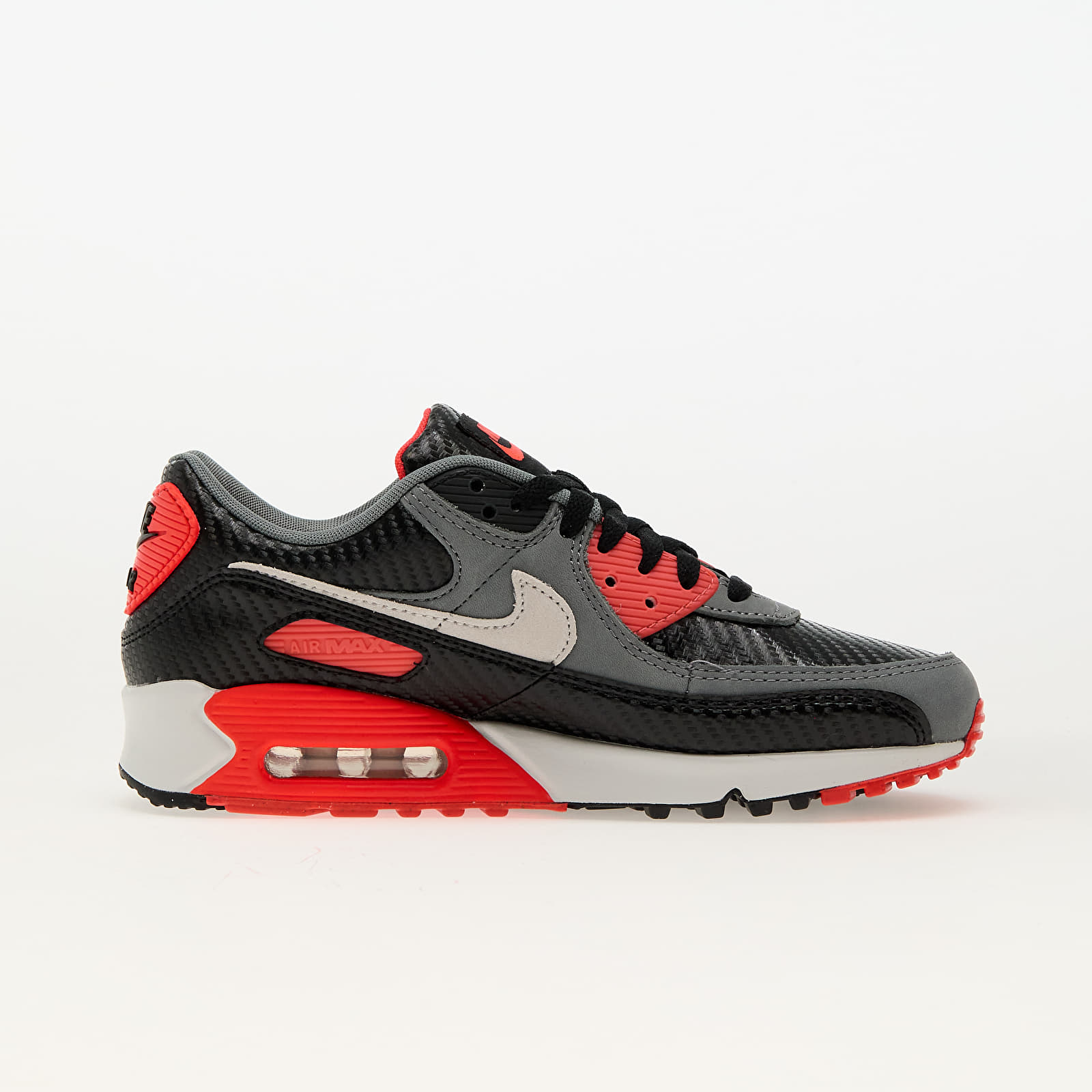 Férfi cipők Nike Air Max 90 Prm Black/ Photon Dust-Cool Grey-Brt Crimson
