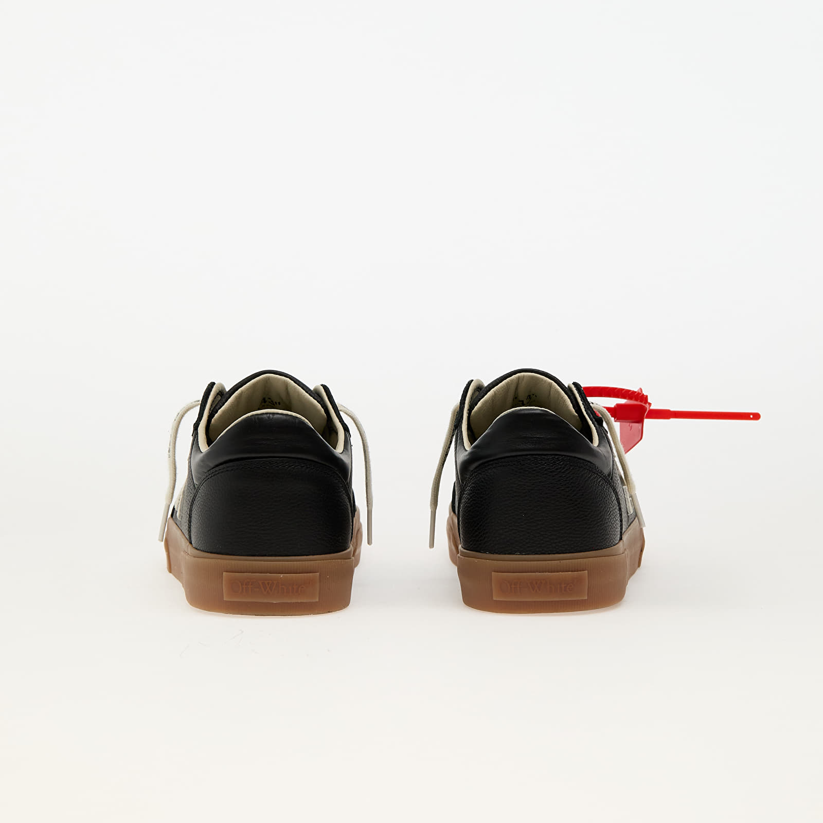 Férfi cipők Off-White New Low Vulcanized Leather Black Ivory