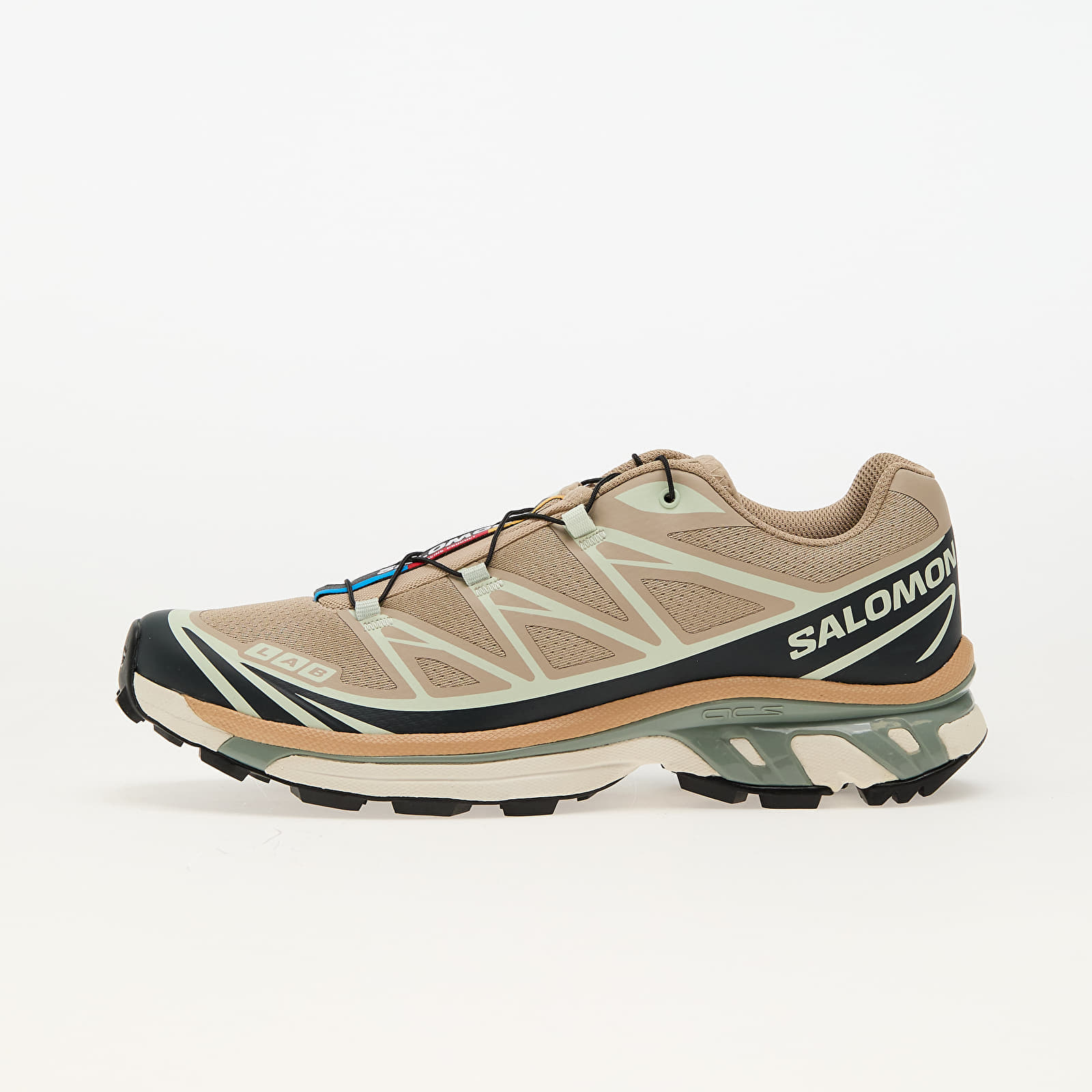 Levně Tenisky Salomon XT-6 Oxford Tan/ Carbon/ Clearly Aqua